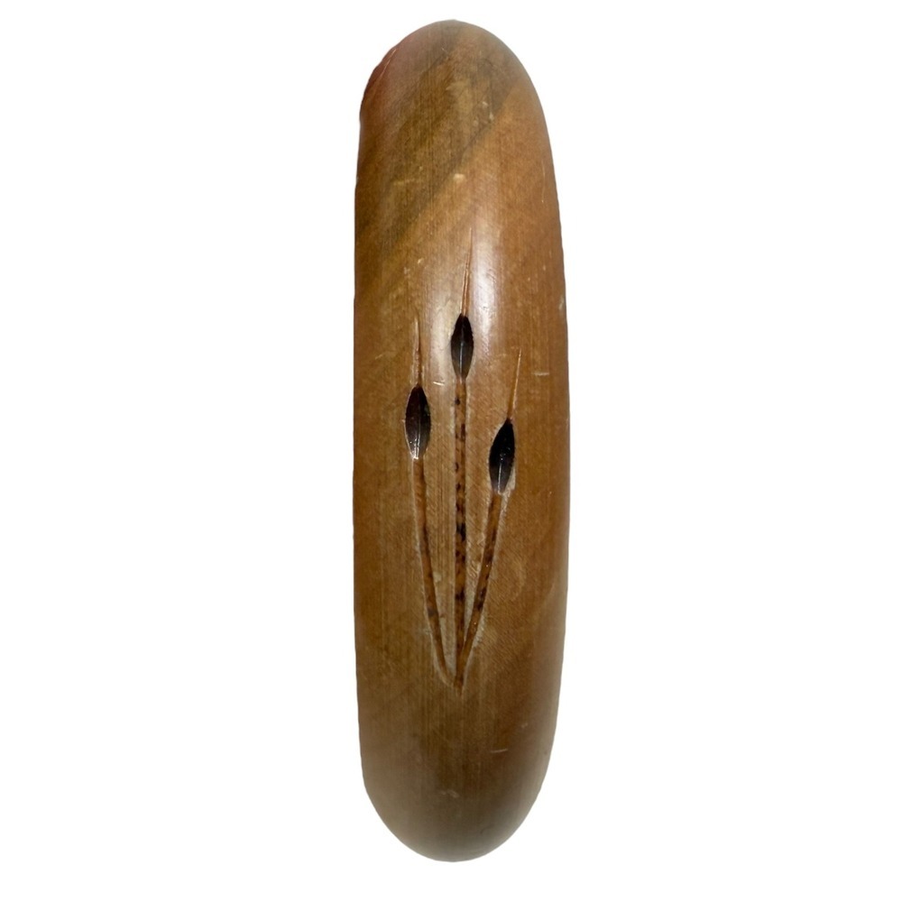 Wooden Carved Natural Bangle Bracelet Boho Chic Bohemian Jewelry Accessory